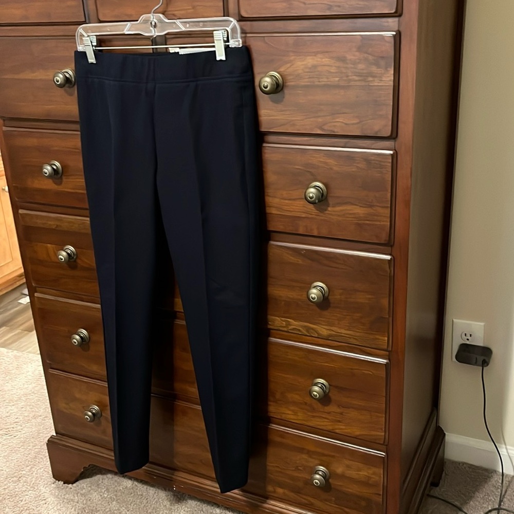 Talbots navy ankle length pants size 4